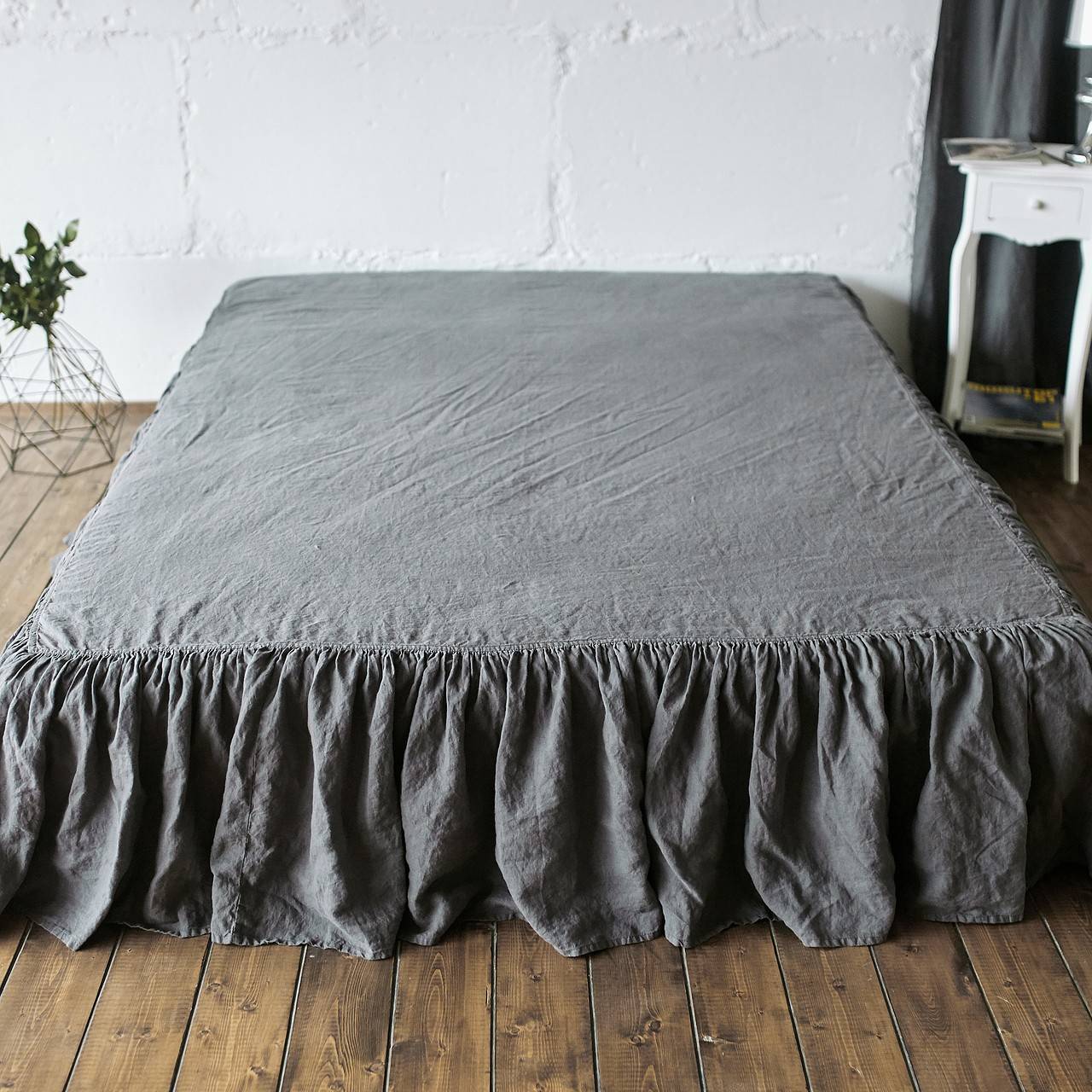 Linen bed skirt Len.Ok